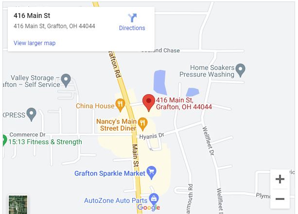 Grafton Dojo Google Map